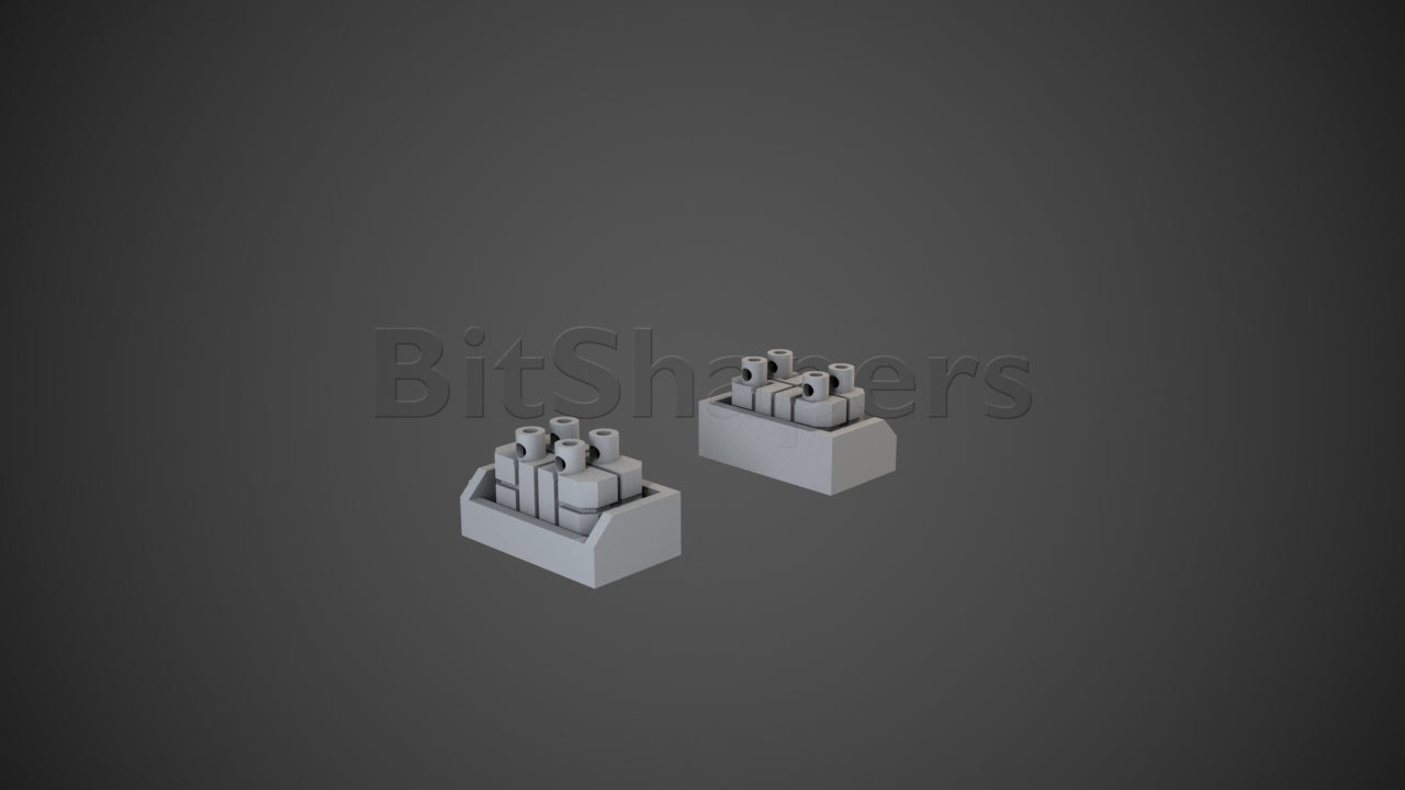 Closed Back & Murmillo Conversion Bits For Gladiator Tank