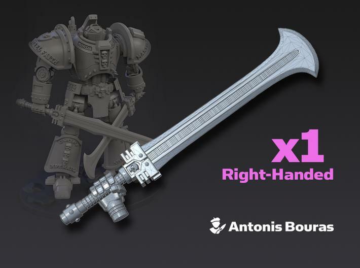 Arch Battleknight Bits: Deamon Cleaver (Right)