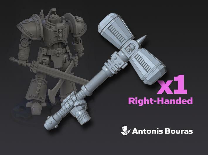 Arch Battleknight Bits: Deamon Mauler (Right)