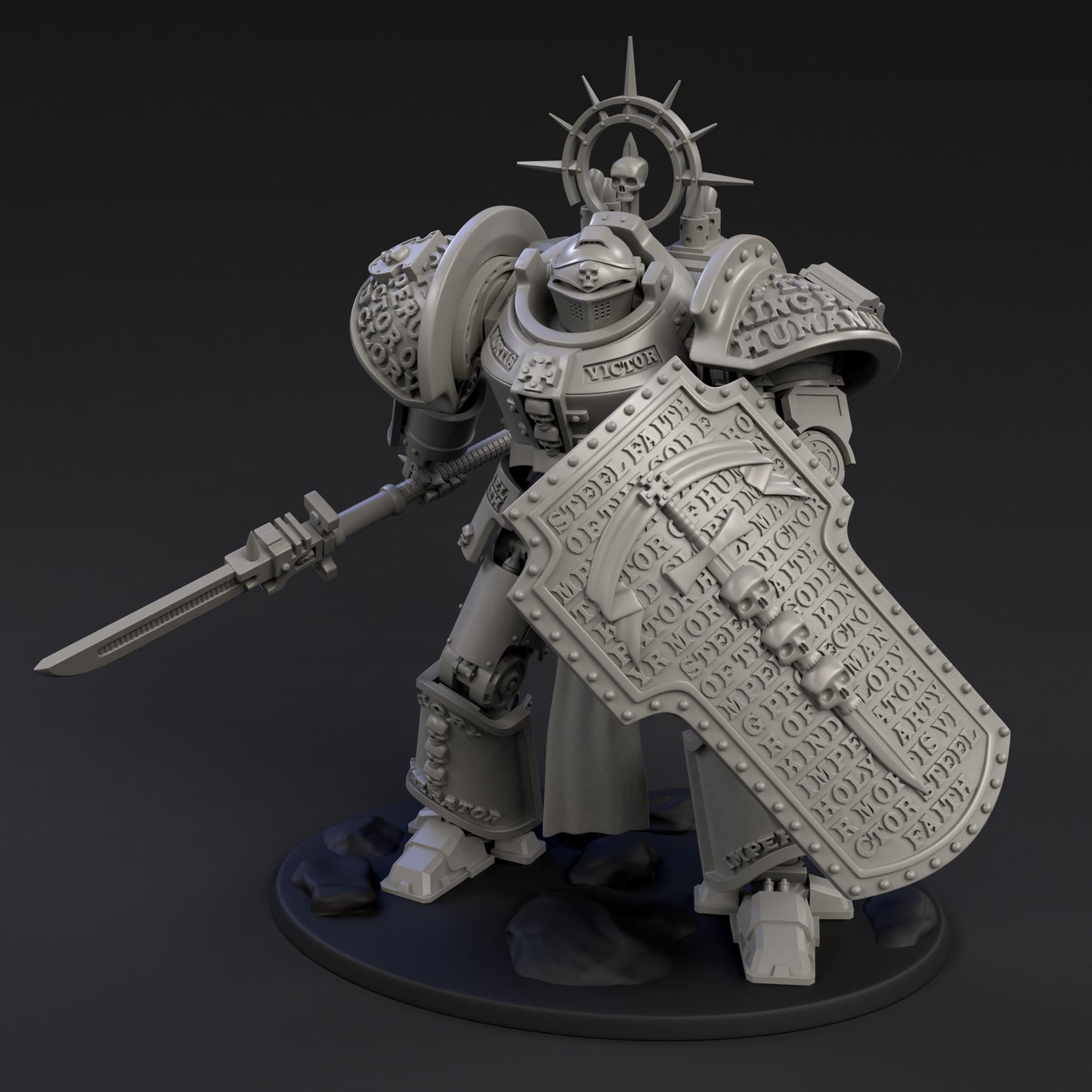 Arma Mecanatus Demonslayer-Knight Miniature MKII .STL File