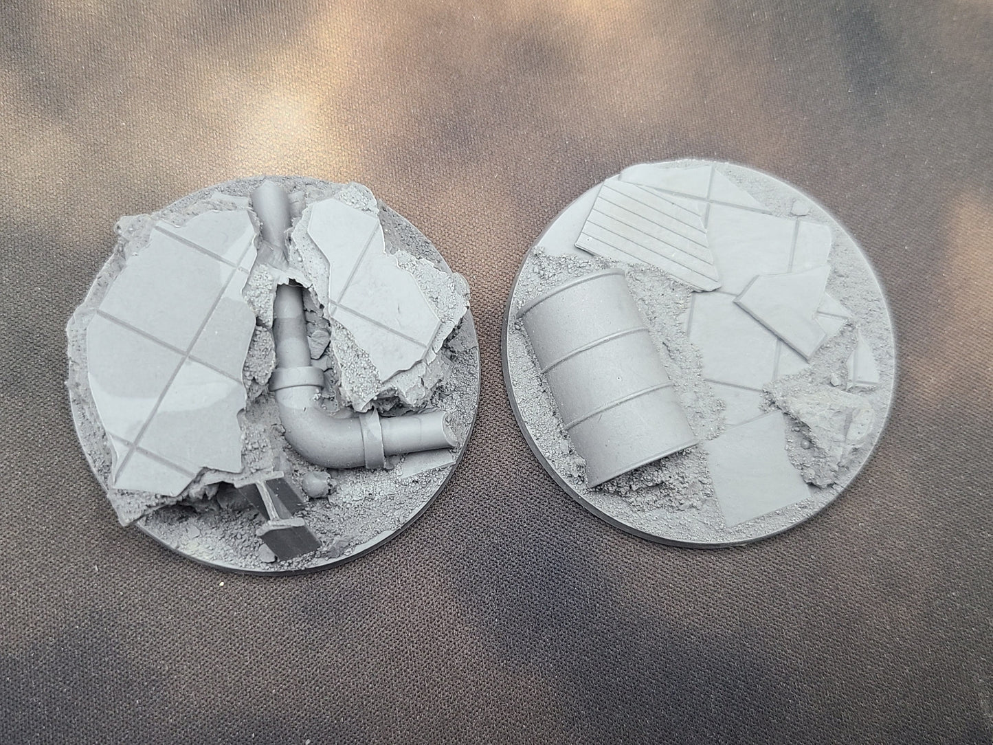 City Ruins - Round Resin Bases