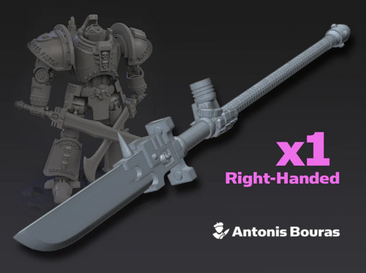 Arch Battleknight Bits: Deamon Glaive (Right)