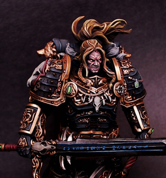 Viking Knight Miniature 3dArtGuy