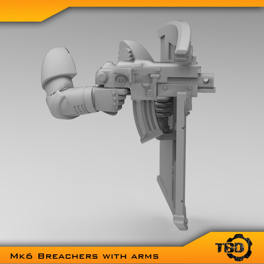 MkVI, MkIII, MkII Breachers Boarding Shields & Arms Bits Set x5
