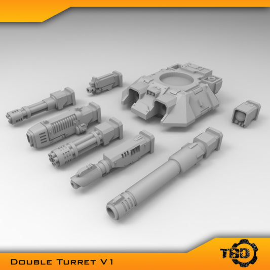 Double Turret V1 Tank Conversion Bits