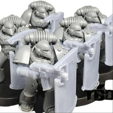 Steel Warriors V1 Breacher Boarding Shields & Arms Bits Set x5 MkVI, MkIII