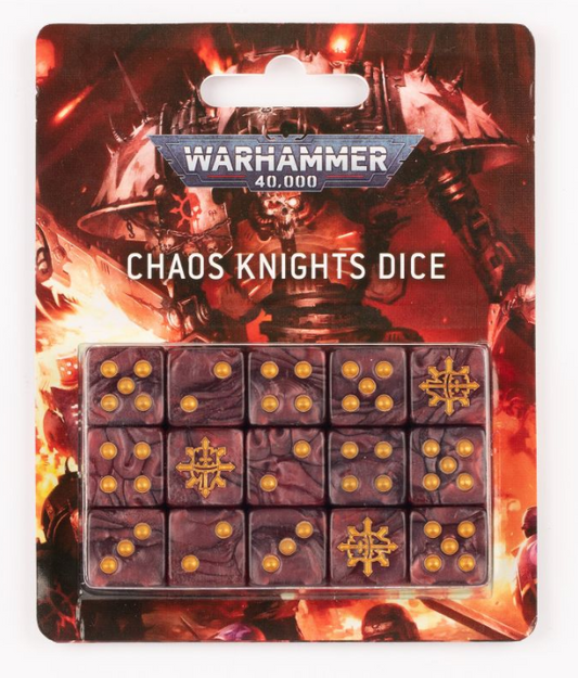 Chaos Knights Dice: Warhammer 40k