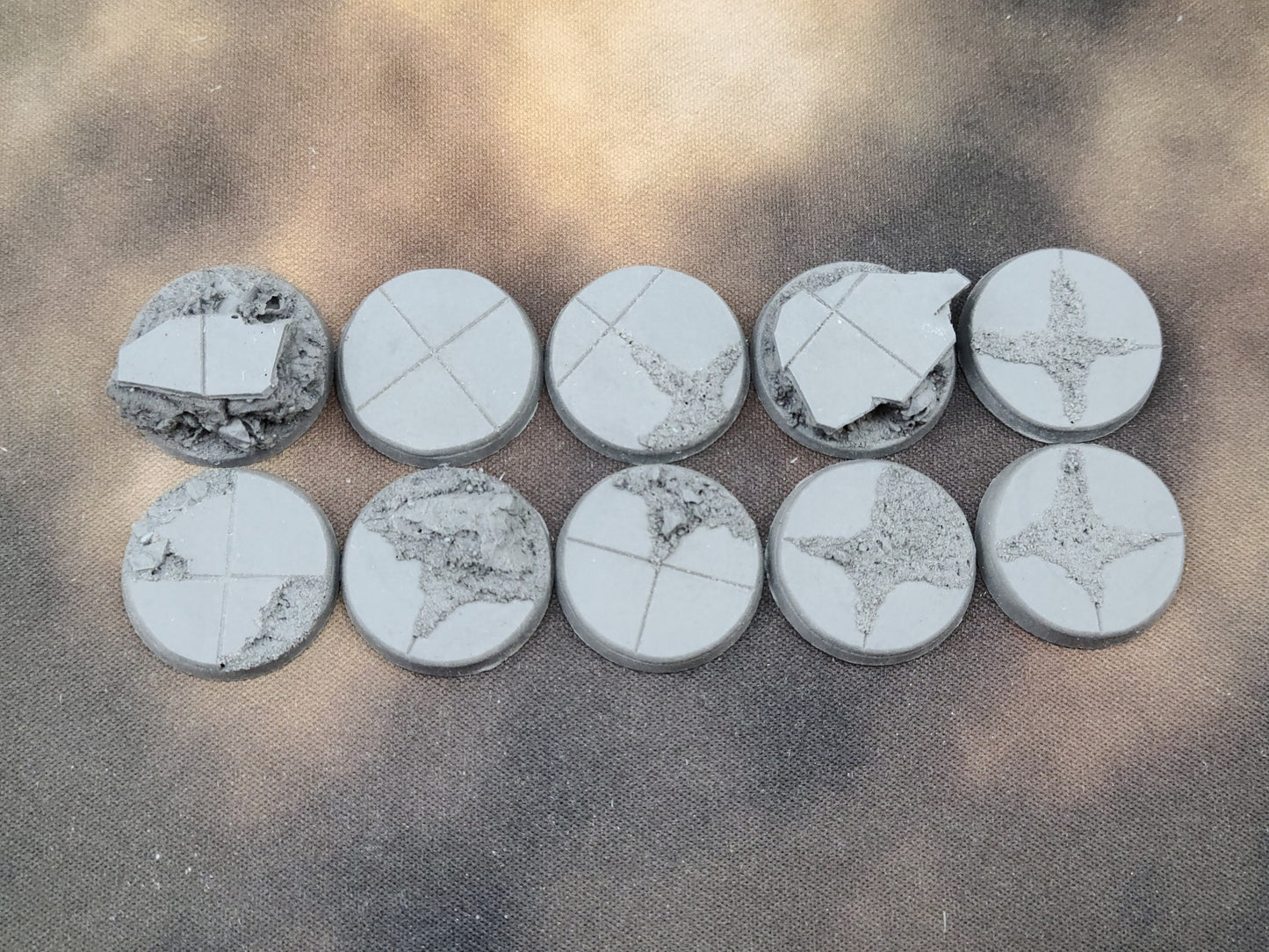 City Ruins - Round Resin Bases