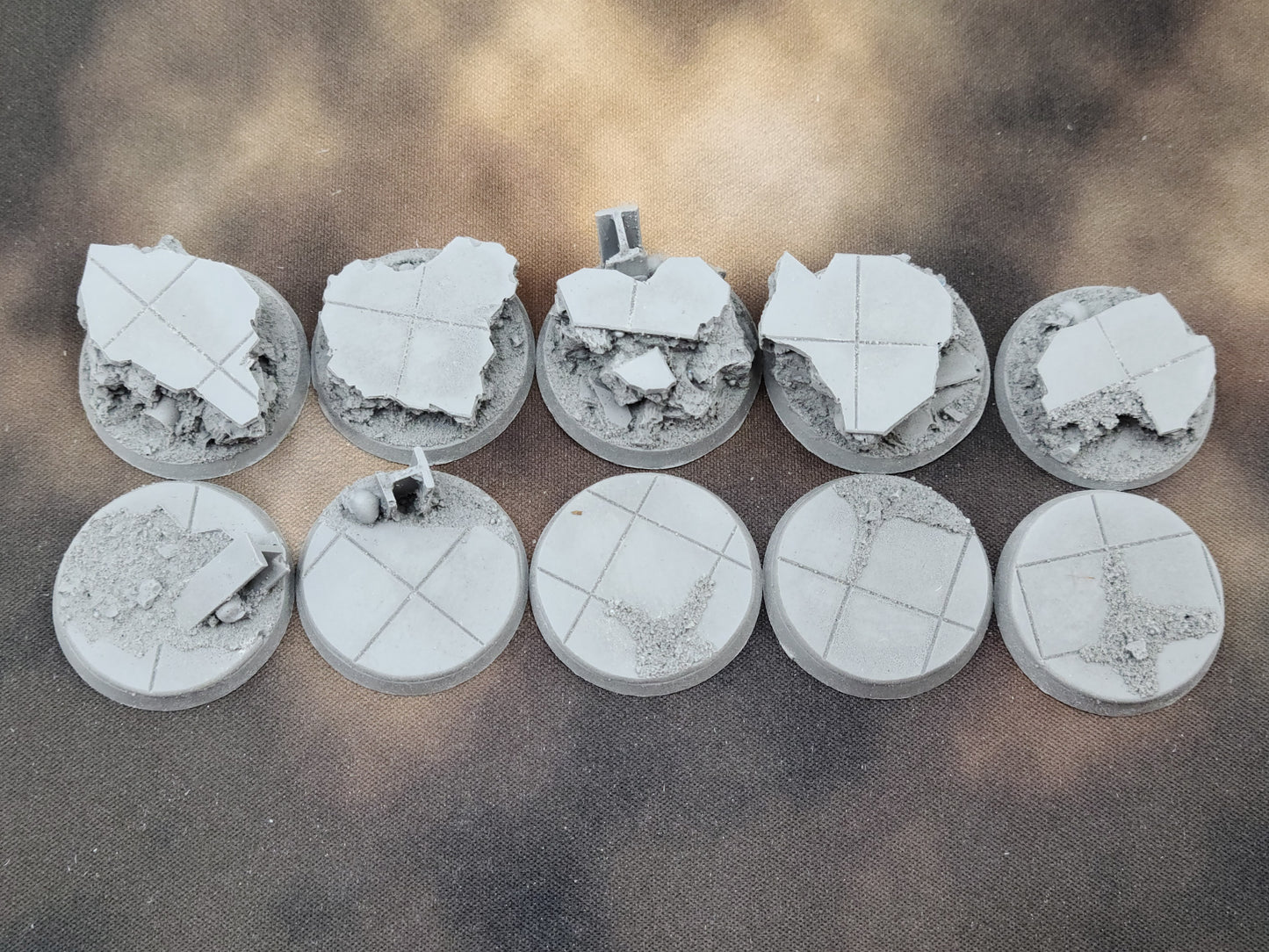 City Ruins - Round Resin Bases
