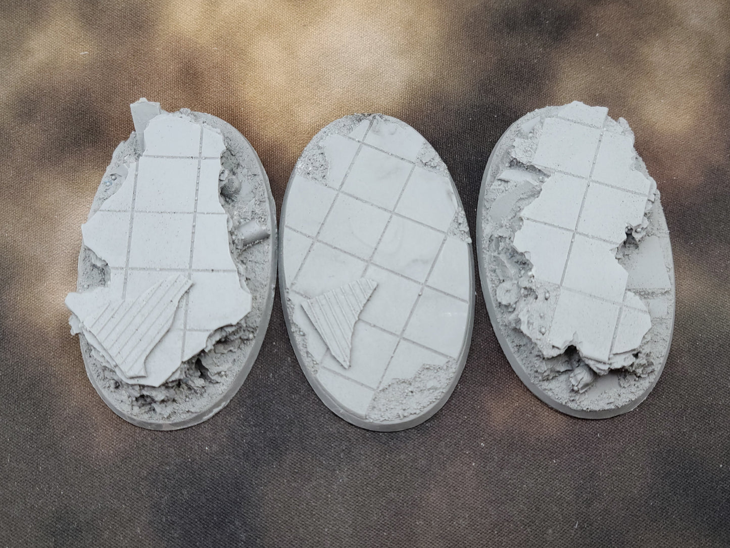City Ruins - Round Resin Bases