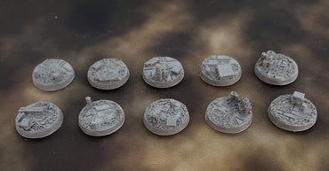 Cursed Cathedral - Round Resin Bases