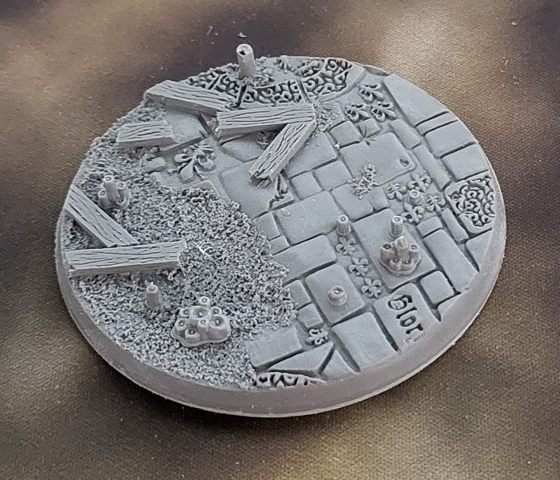 Cursed Cathedral - Round Resin Bases