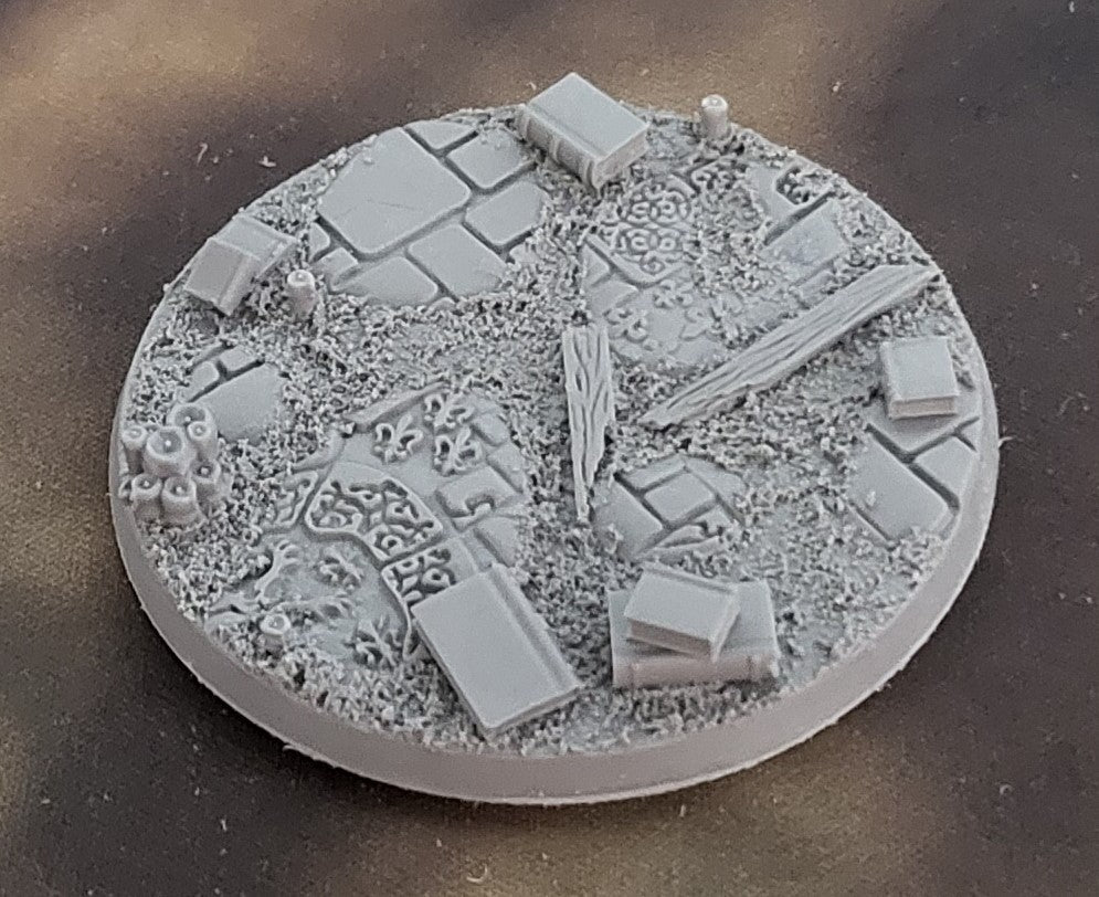 Cursed Cathedral - Round Resin Bases