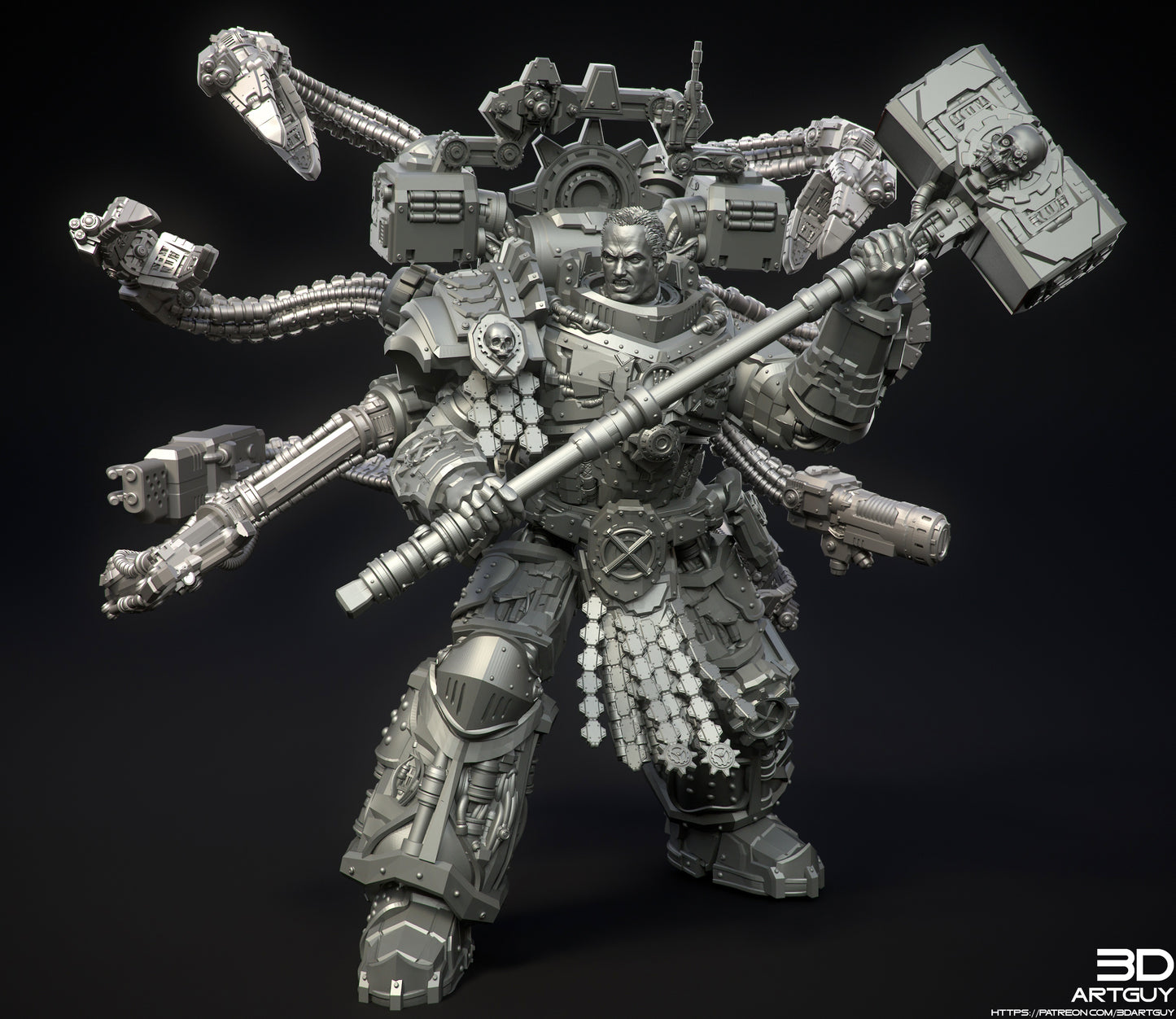 Forgebreaker Miniature 3dArtGuy .STL File