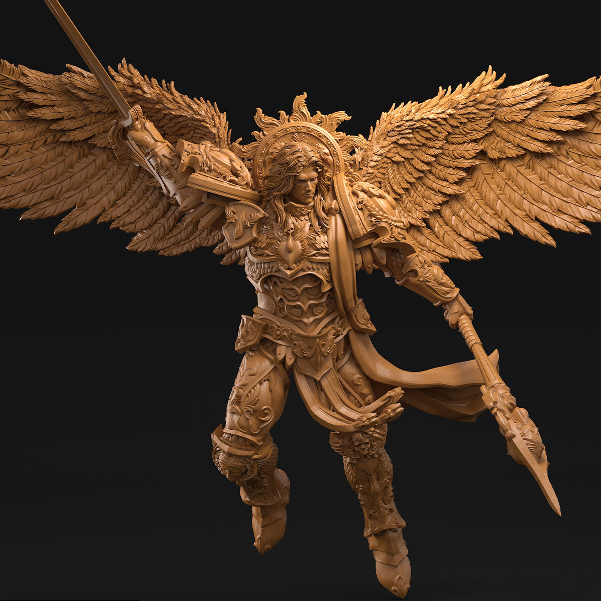 Angel of Glory Miniature 3dArtGuy .STL File