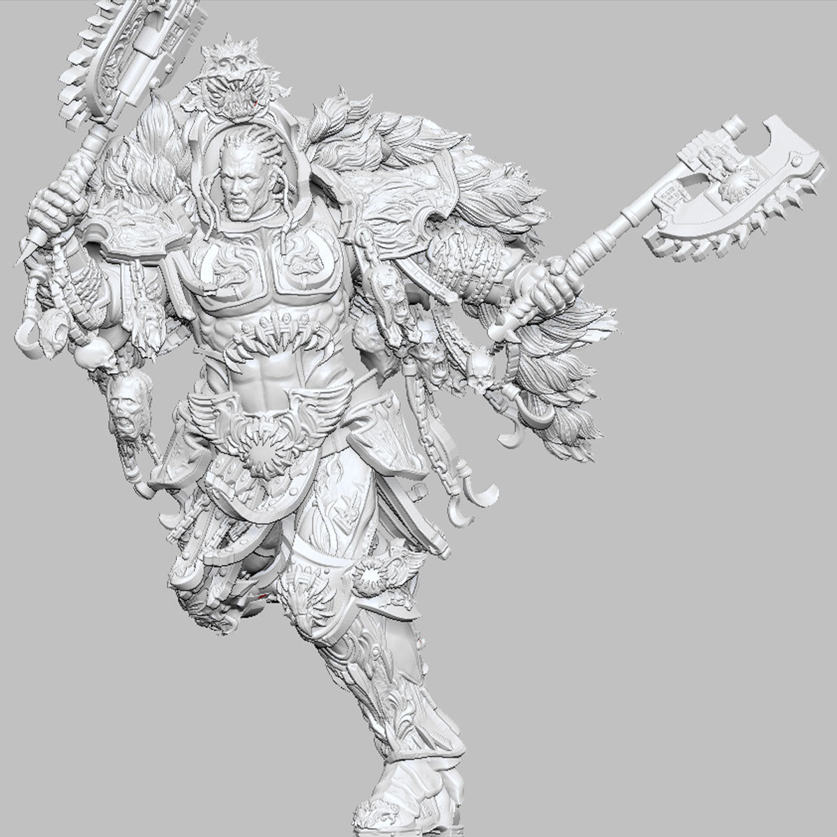 Angry Gladiator Miniature 3dArtGuy .STL File