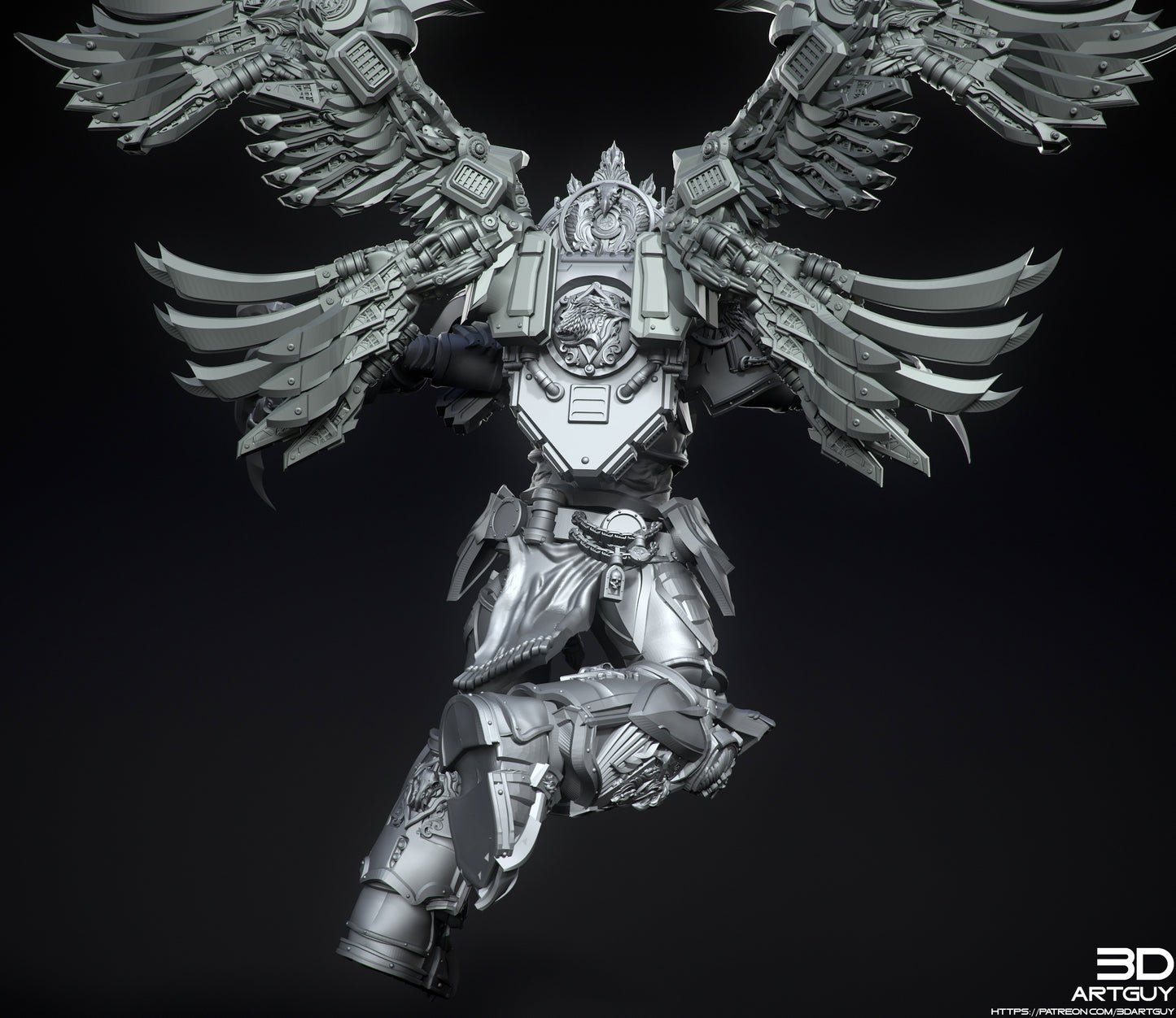 Bird Ninja Miniature 3dArtGuy .STL File