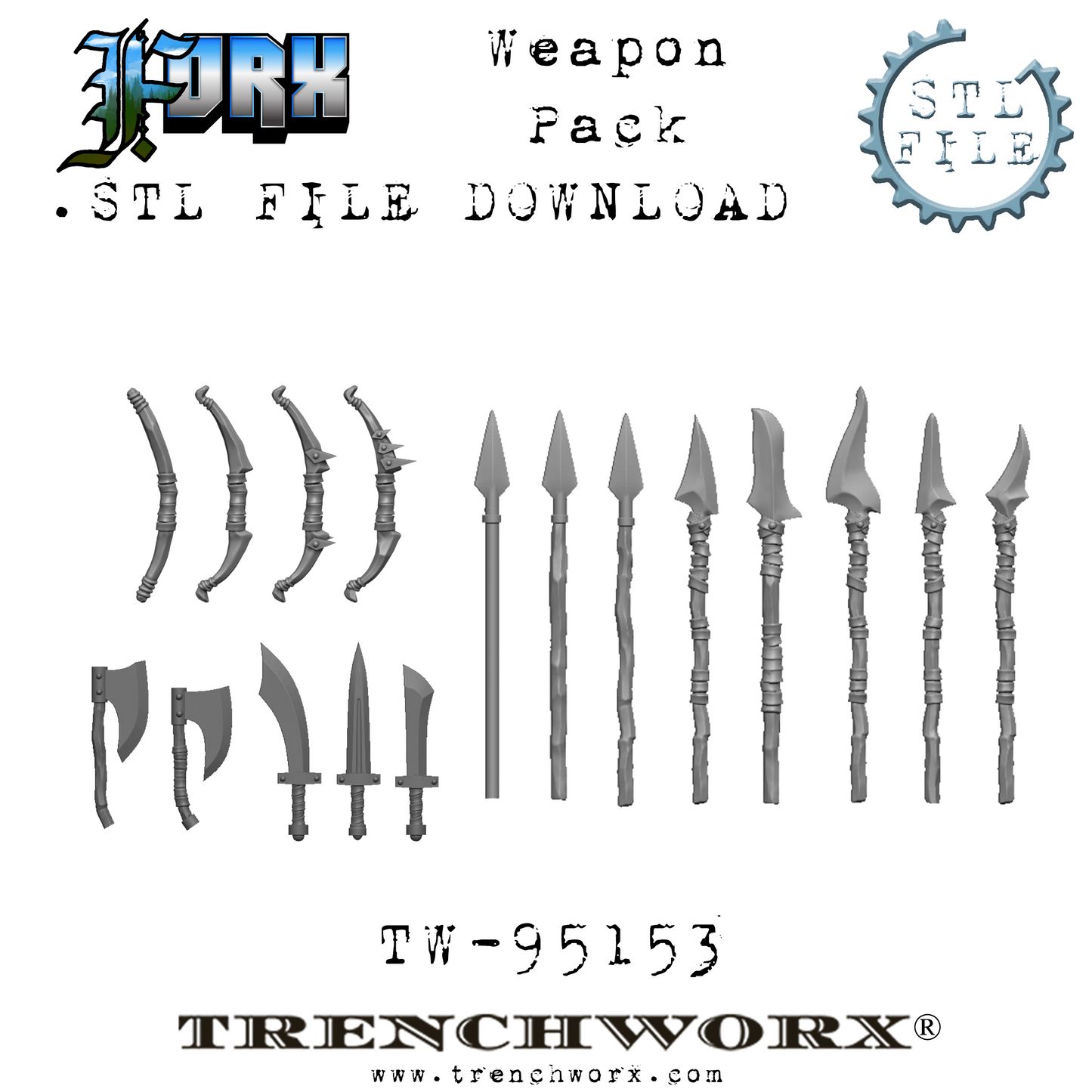 FOrx -n- SpOrx Cutlery Collection .STL Download