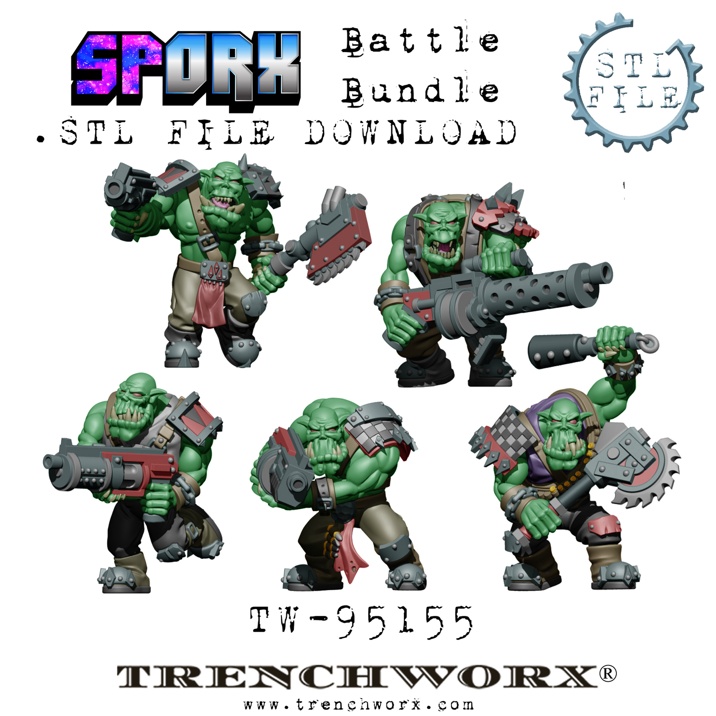 SpOrx Battle Bundle! .STL Download