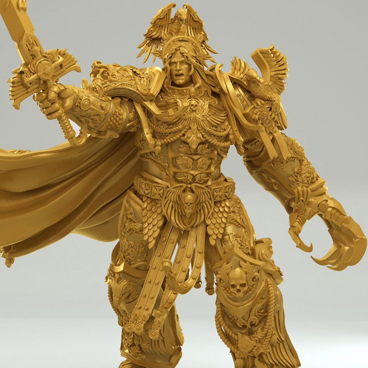 Sci-Fi Ruler Miniature 3dArtGuy .STL File
