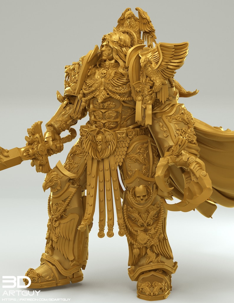 Sci-Fi Ruler Miniature 3dArtGuy .STL File