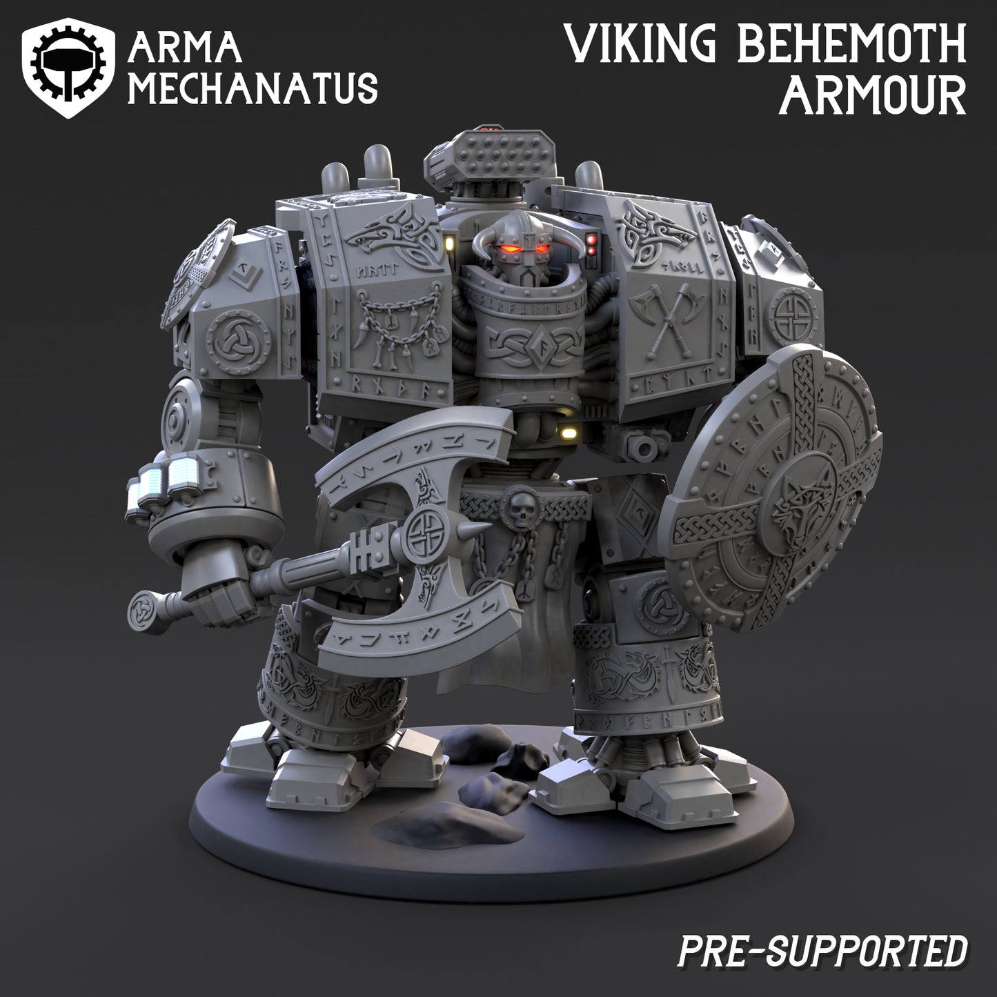 Arma Mechanatus Viking Behemoth Miniature.STL File