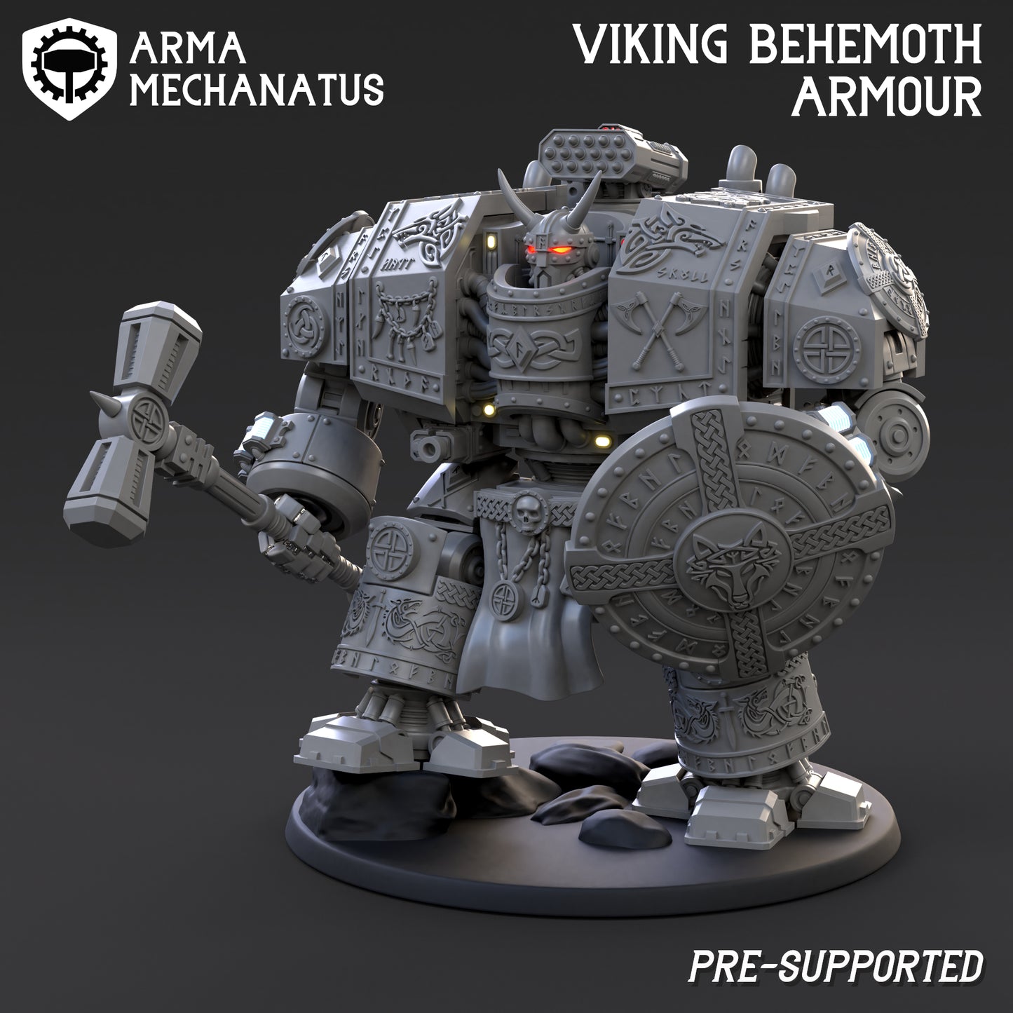 Arma Mechanatus Viking Behemoth Miniature.STL File