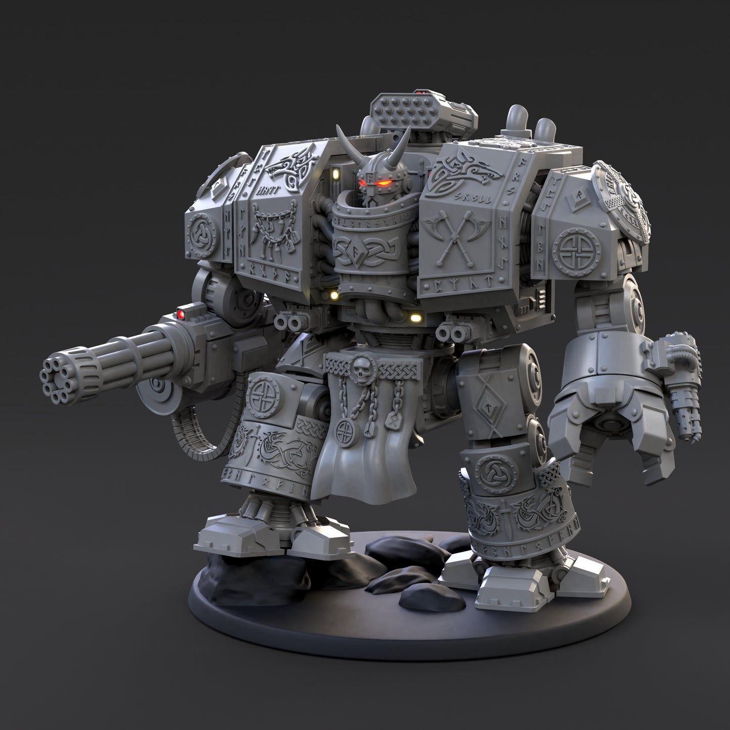 Arma Mechanatus Viking Behemoth Miniature.STL File