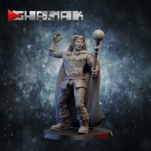 Wizard, Barbarian, Rogue, HeroQuest Scale Set- Ghamak