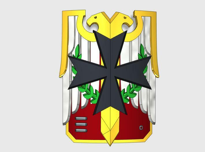 MALTESE CROSS - AQUILAS BOARDING SHIELDS (L)