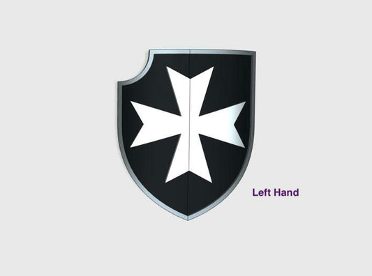 MALTESE CROSS - LANCER POWER SHIELDS (LEFT)