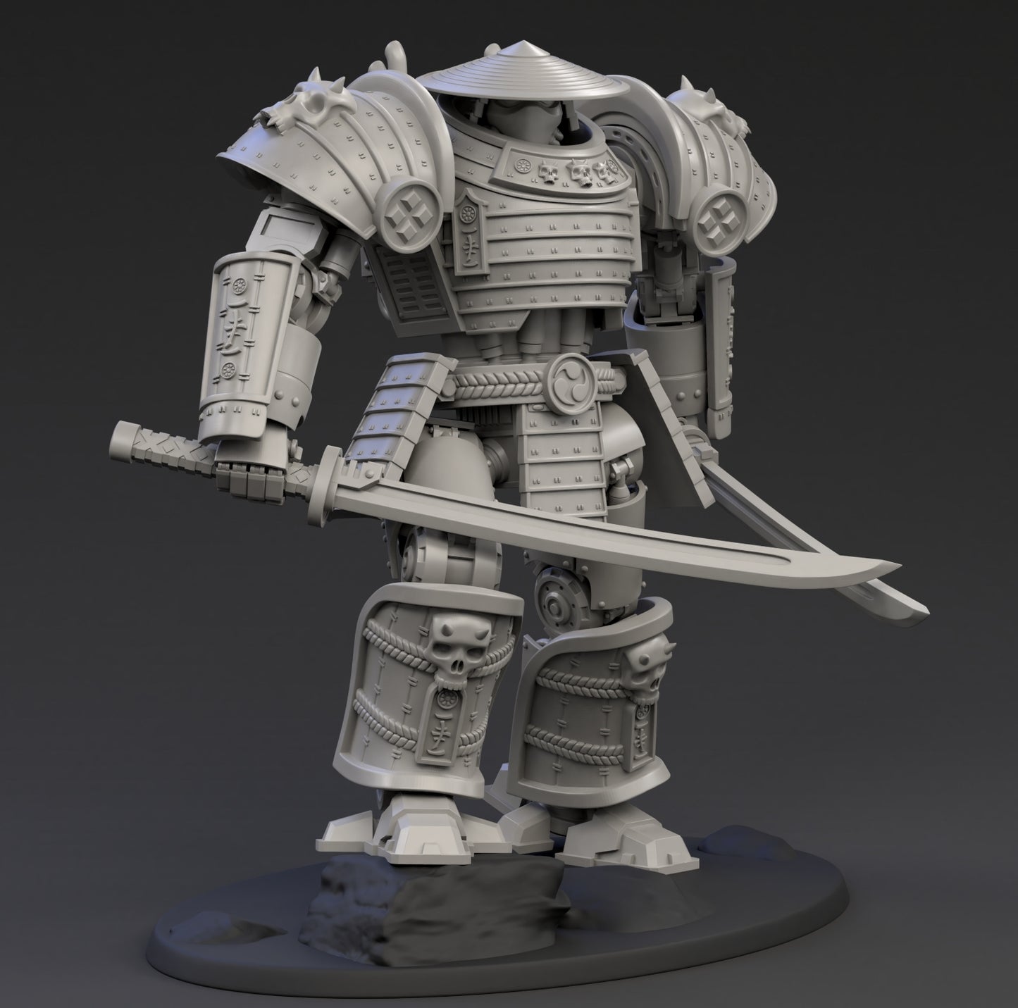 DeamonSlayer-Samurai Miniature Multi-Part Kit