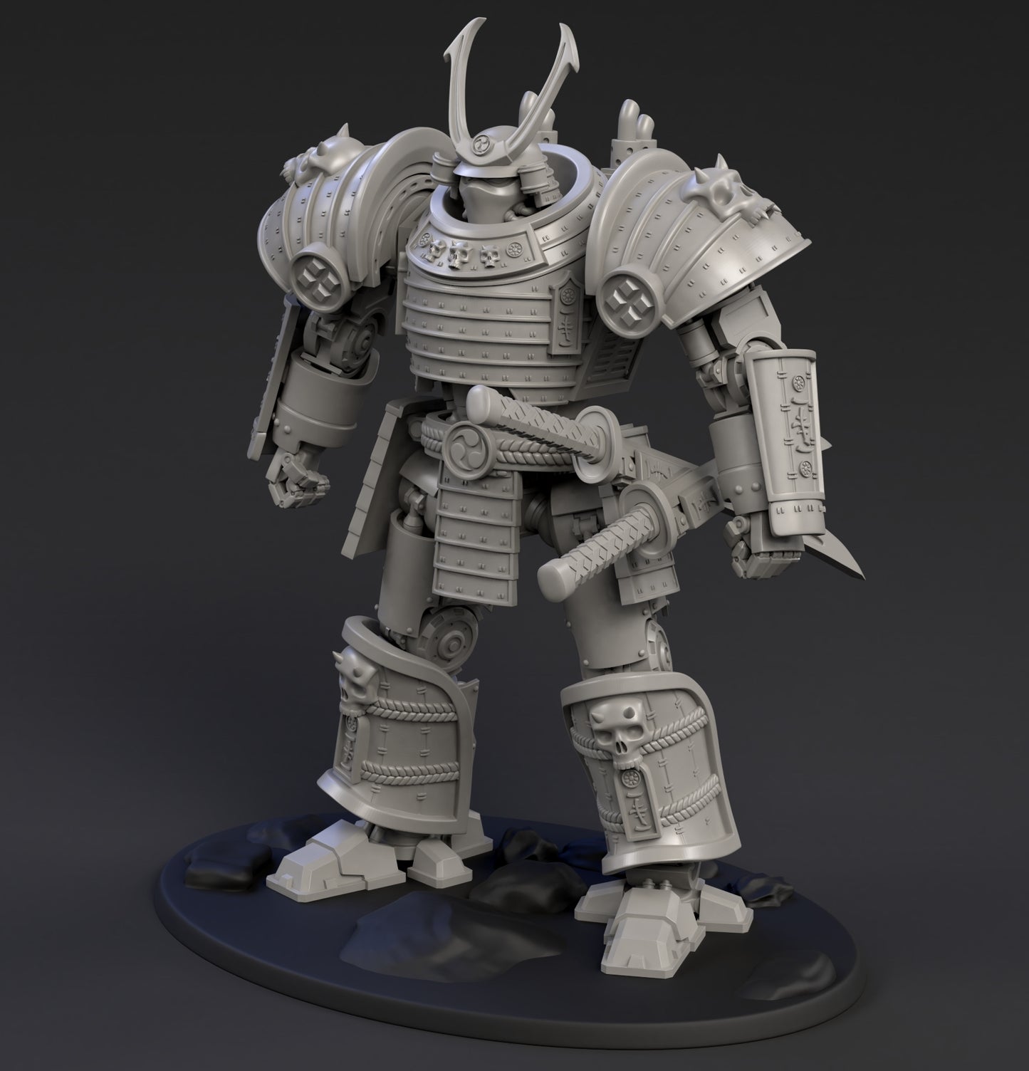 DeamonSlayer-Samurai Miniature Multi-Part Kit