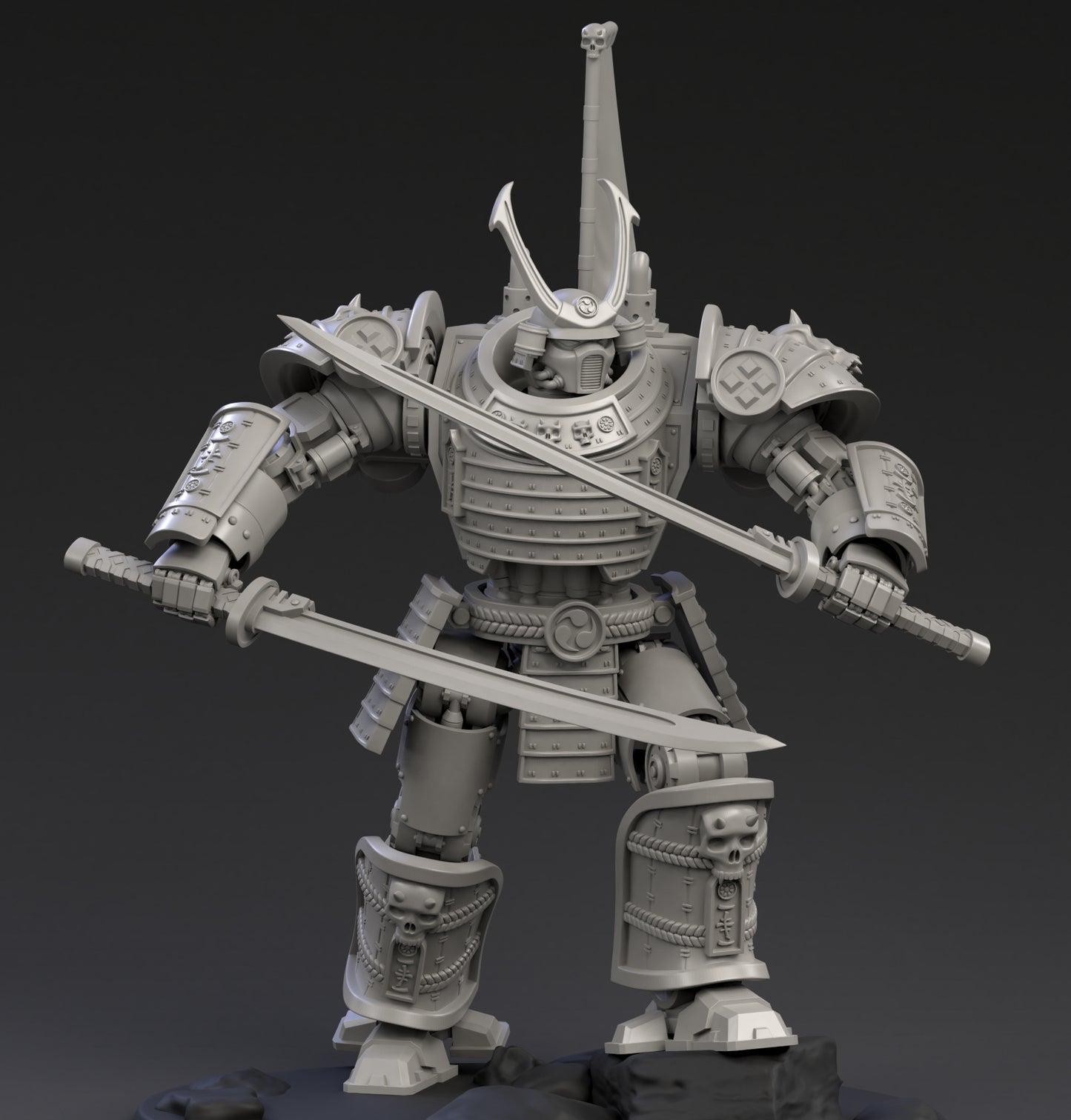 DeamonSlayer-Samurai Miniature Multi-Part Kit