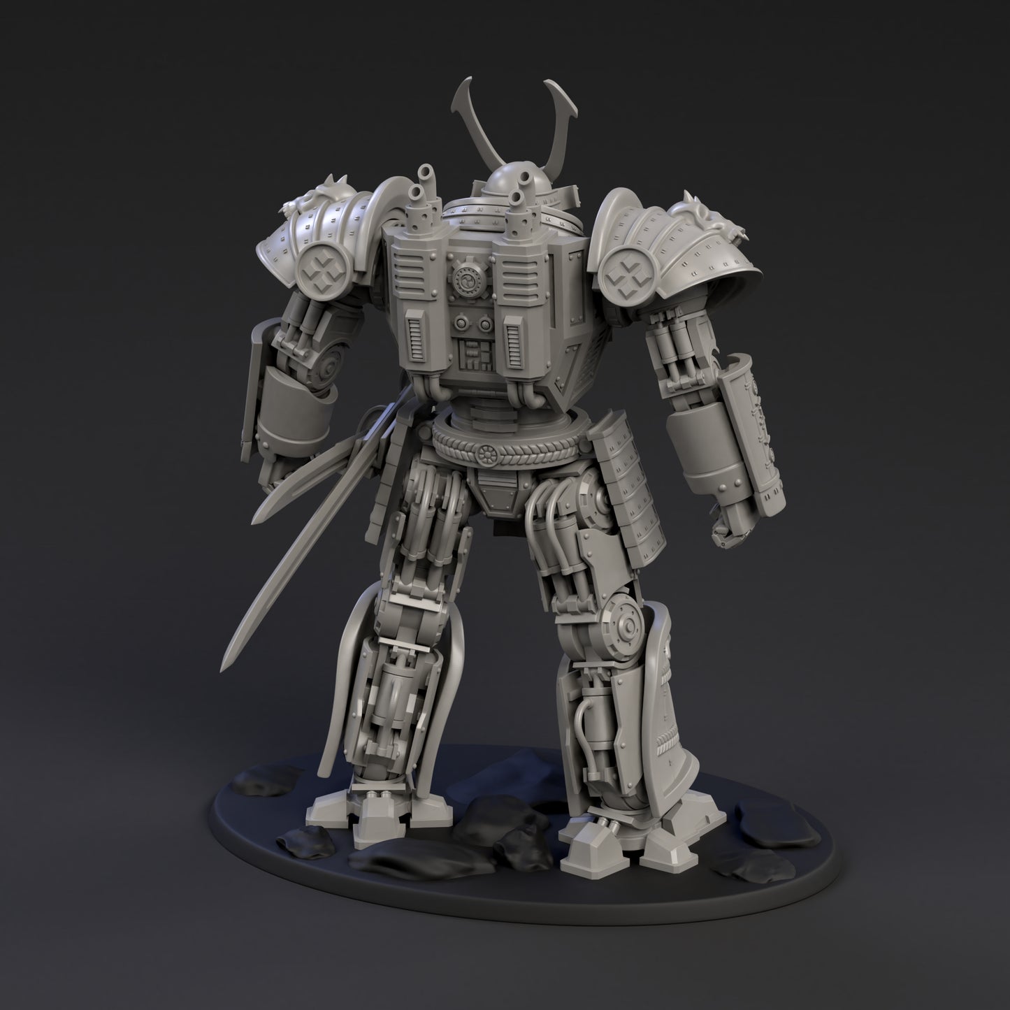 DeamonSlayer-Samurai Miniature Multi-Part Kit