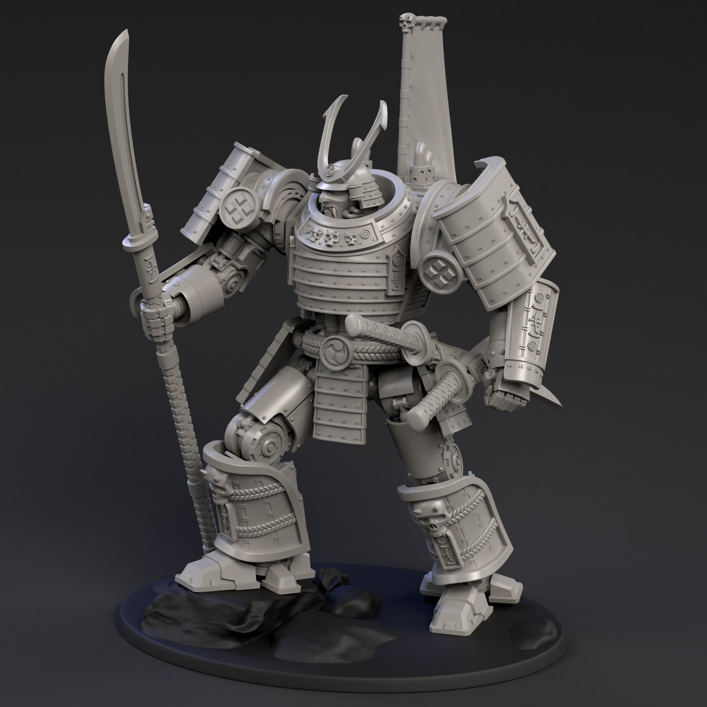 DeamonSlayer-Samurai Miniature Multi-Part Kit