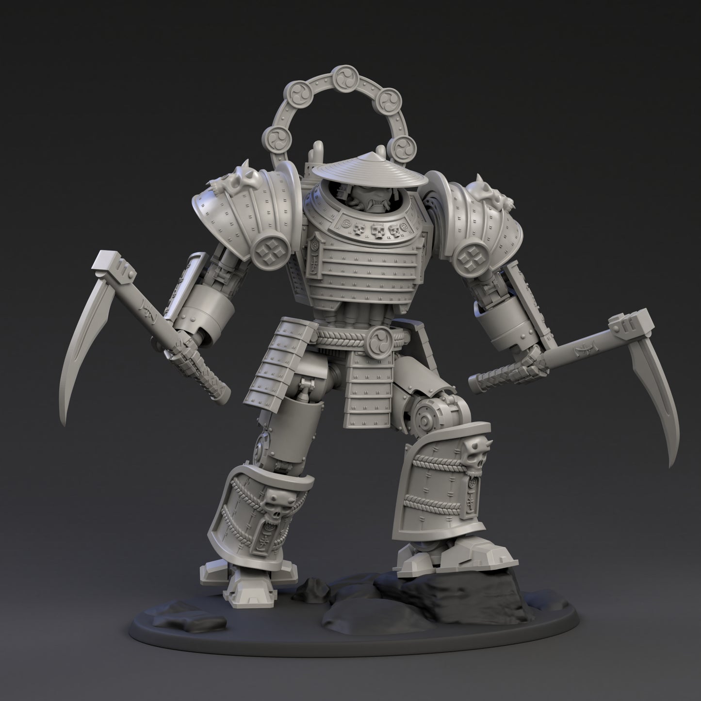 DeamonSlayer-Samurai Miniature Multi-Part Kit