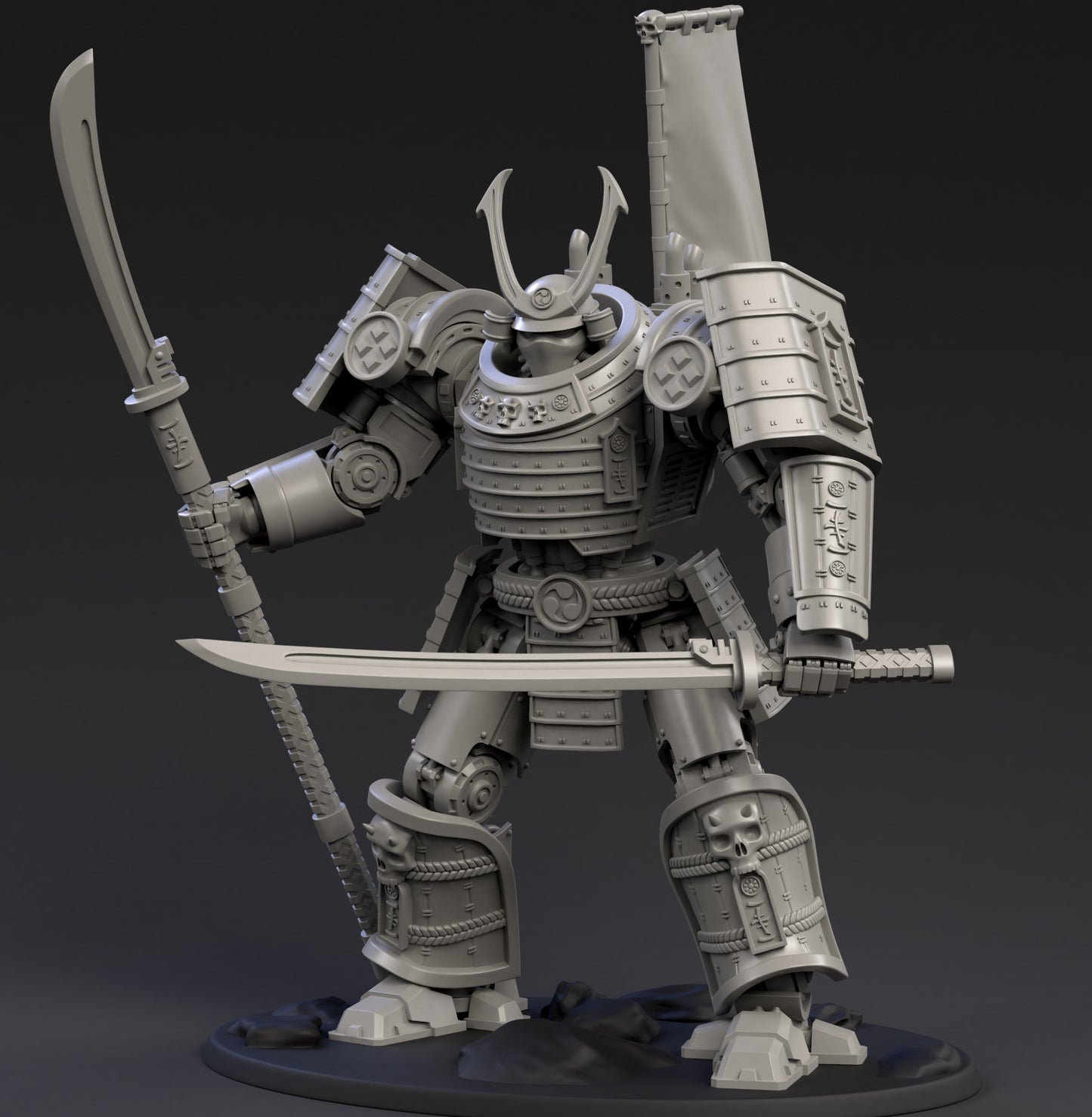 DeamonSlayer-Samurai Miniature Multi-Part Kit