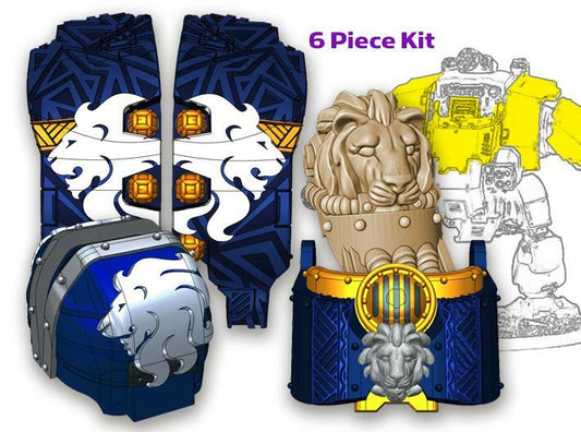 TRIBAL LION: FULL ATLAS PATTERN KIT Man