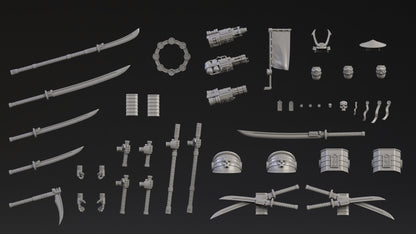 DeamonSlayer-Samurai Weapons Upgrades Bits Pack