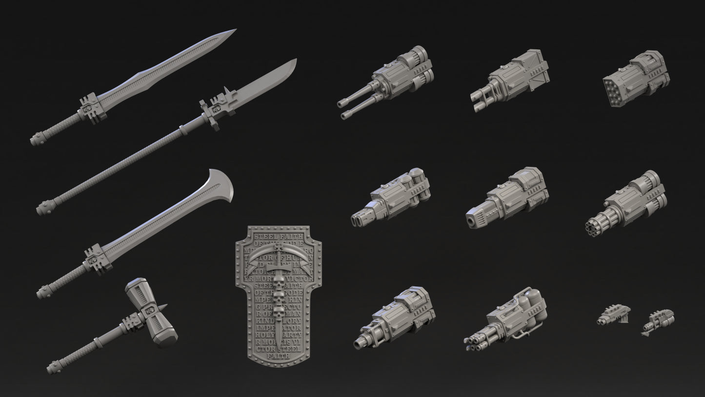 Arma Mecanatus Demonslayer-Knight Miniature MKII .STL File