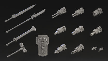 Arma Mecanatus Demonslayer-Knight Miniature MKII .STL File