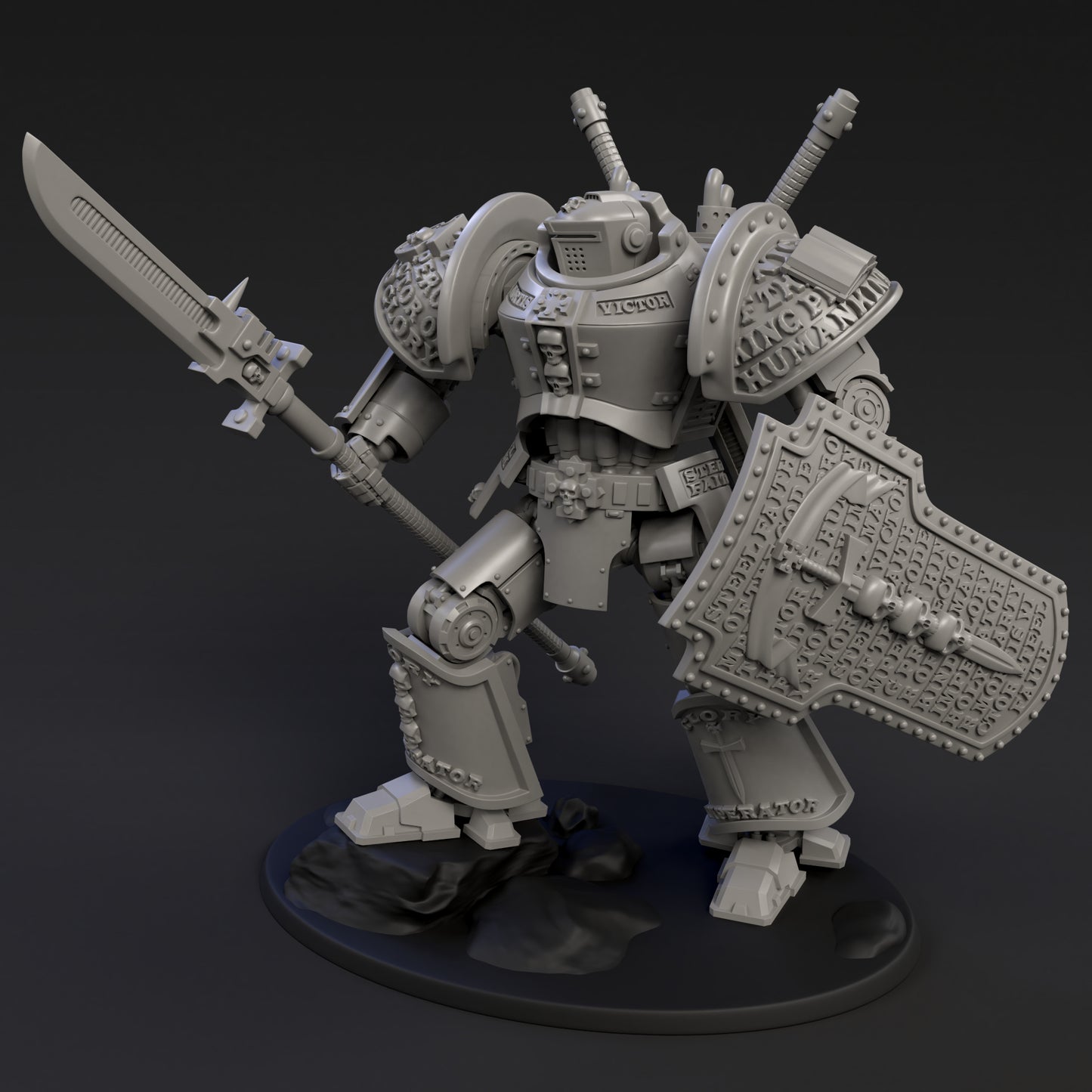 DeamonSlayer-Knight MKII Miniature Multi-Part Kit