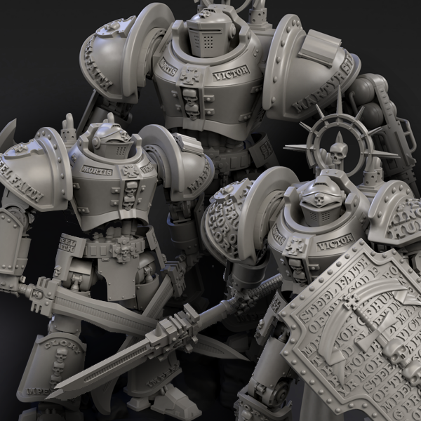 DeamonSlayer-Knight MKII Miniature Multi-Part Kit