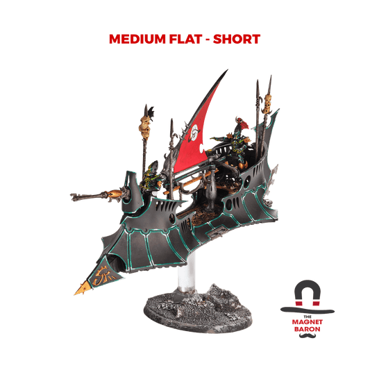 2 Sets Medium Flat Magnetic Flight Stands