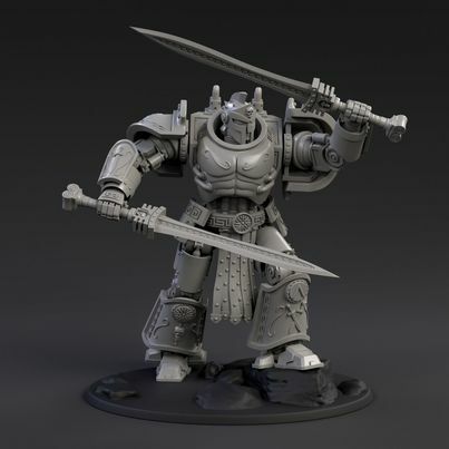 DeamonSlayer-Spartan Miniature Multi-Part Kit