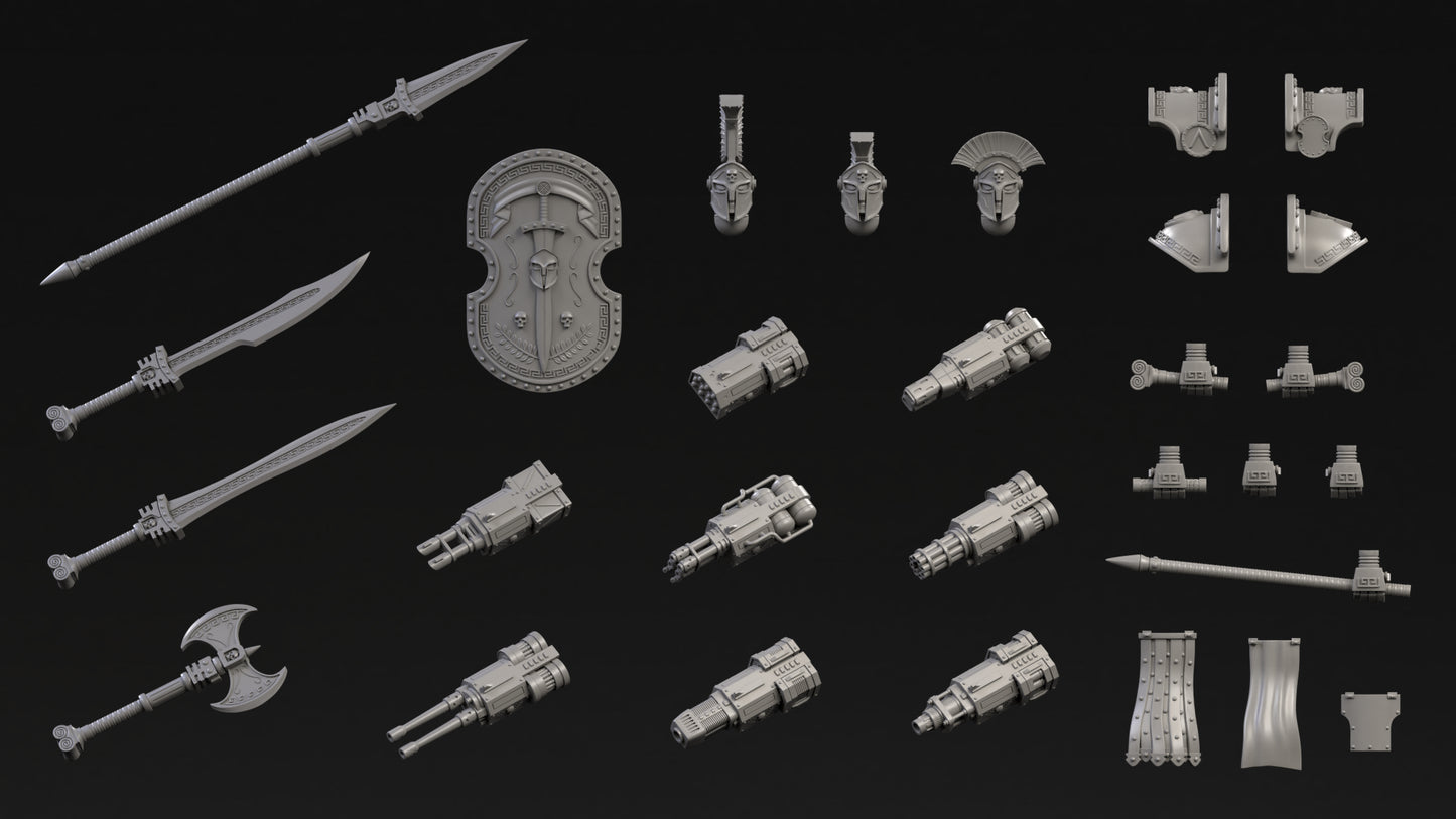 DeamonSlayer-Spartan Miniature Multi-Part Kit