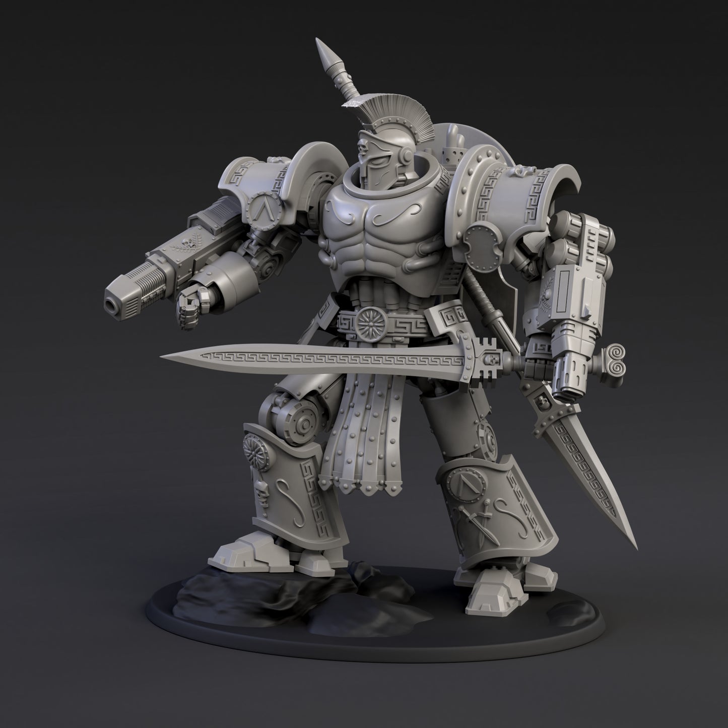 DeamonSlayer-Spartan Miniature Multi-Part Kit