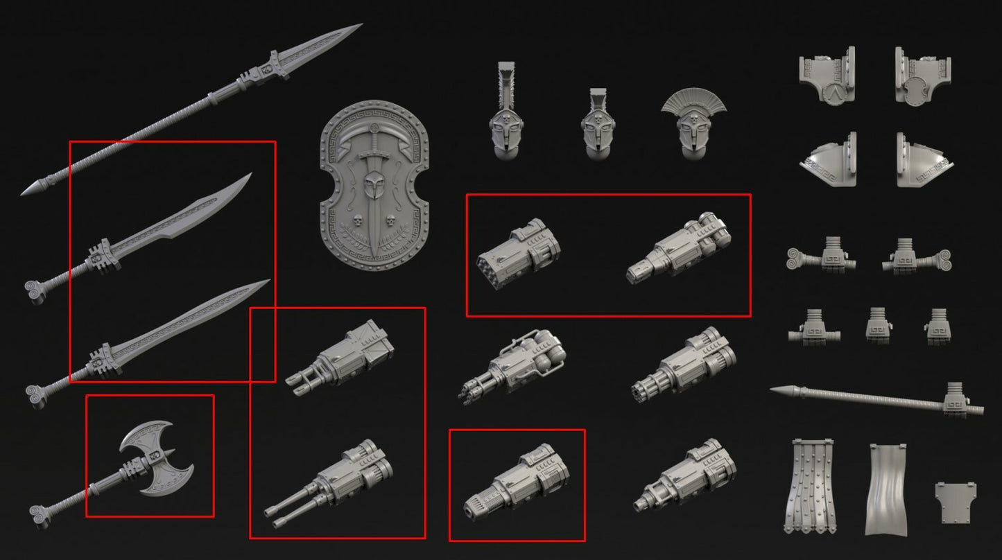 DeamonSlayer-Spartan Accessories & Upgrades Bits Pack