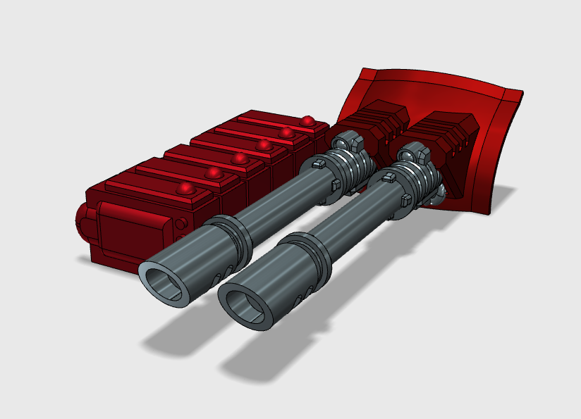 PHOBOS BATTLE TANK: TWIN LASER TURRET WEAPON B